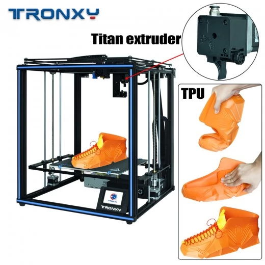 

Tronxy X5sa-400 Pro 3D Printer, 400*400*400mm Printing Size, Auto Leveling, Detachable Printing Platform