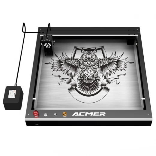 

ACMER P2 10W Laser Engraver Cutter, Fixed Focus, Ultra-silent Auto Air Assist, iOS Android App Control, 420*400mm