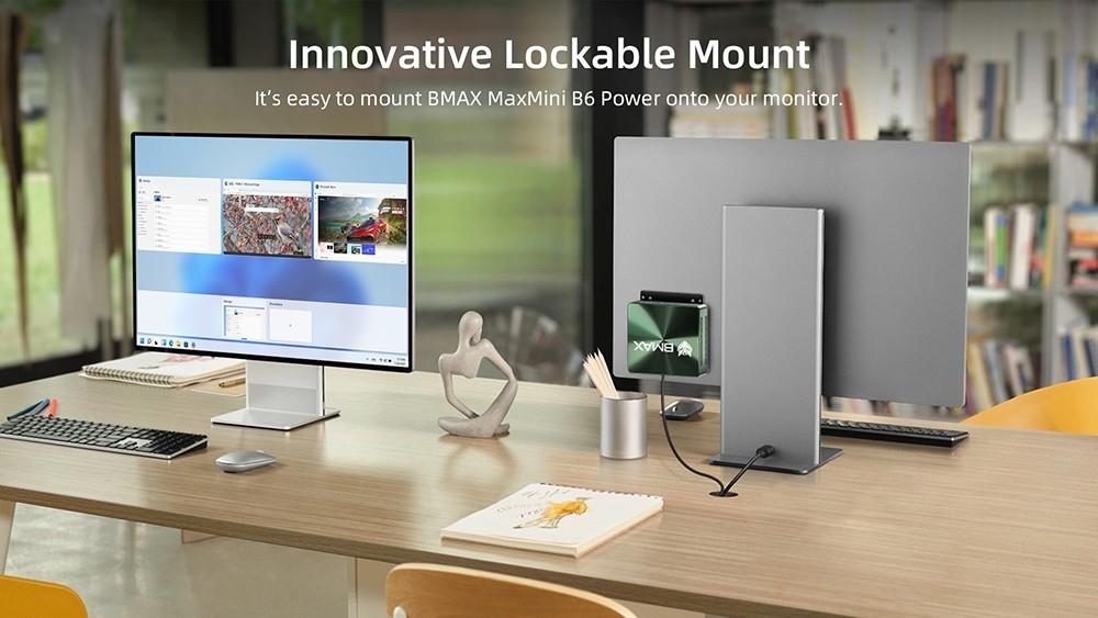 BMAX B6 Power Mini-PC, Intel Core i7-1060NG7, 16 GB LPDDR4, 1 TB SSD, Windows 11, 5G WLAN