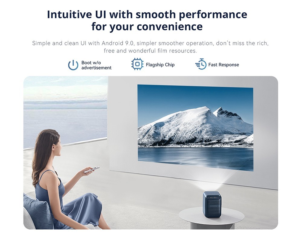  Global Version upgraded Wanbo T2 MAX Projector 450ANSI 1080P  Mini LED Portable WIFI 12000Lux Full HD Projector 4K Android 9.0 1GB RAM  16GB ROM1920*1080P Keystone Correction For Home : Electronics