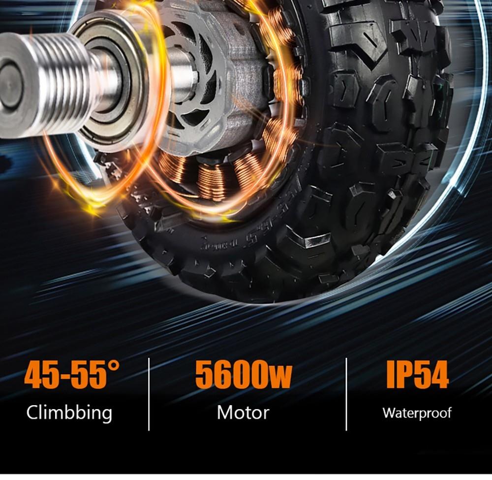 ARWIBON Q06 Pro 11 Zoll Offroad-Reifen Elektroroller, 2800 W Doppelmotor, 75 km/h Höchstgeschwindigkeit, 27 Ah Batterie
