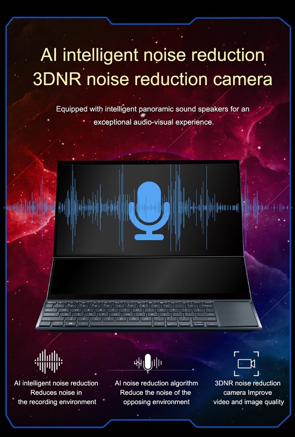 N-one NBook Fly Laptop, 16 Zoll 14 Zoll Dual-Bildschirm, Intel Core i7-10750H, 16 GB DDR4, 1 TB SSD