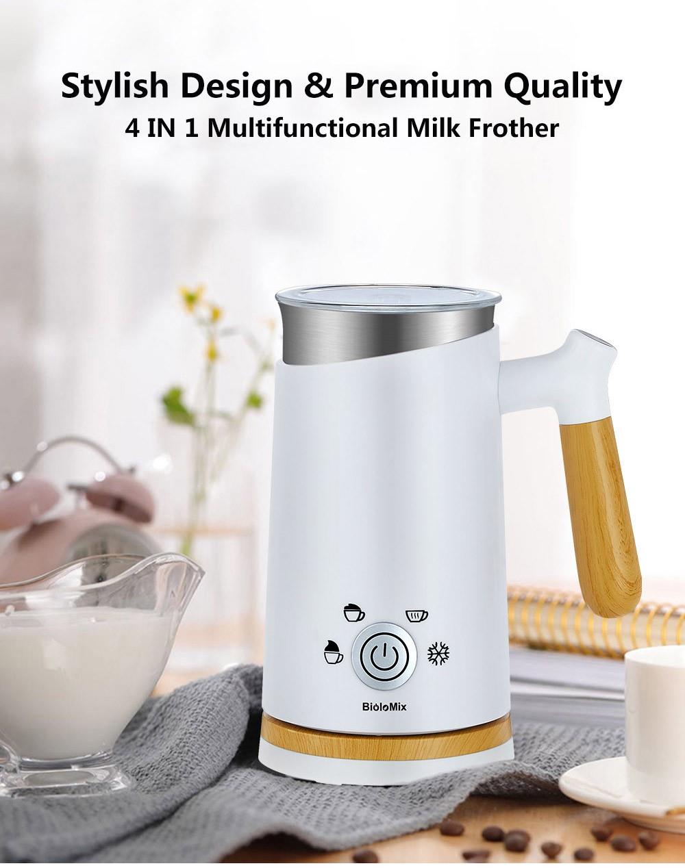 Electronic Multifunctional Milk Frother Frothing And Heating