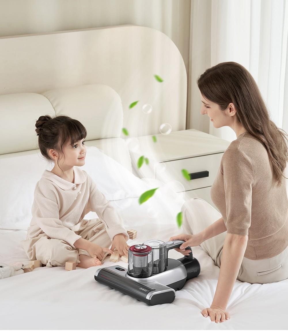 JIMMY BD7 Pro Cordless Anti-mite Vacuum Cleaner, Dual Cup Design, Smart Dust Sensor, For Bed Mattress & Sofa