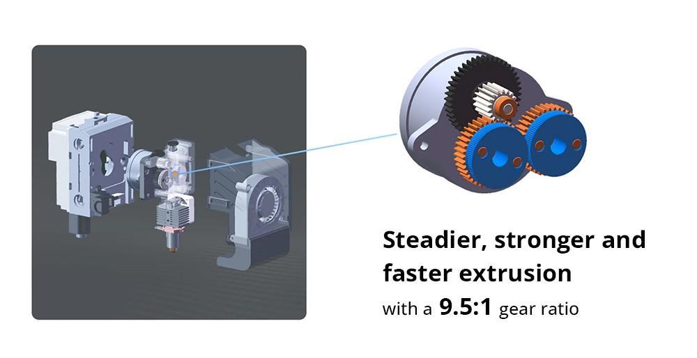 QIDI TECH X-Smart 3 3D Printer, Auto Leveling, 500mm/s Printing Speed, HF Board, 175*180*170mm