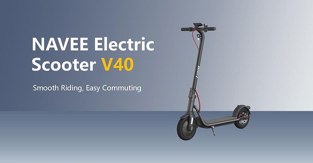 NAVEE V40 met goedkeuring voor het wegverkeer (ABE), opvouwbare elektrische step voor Woon-werkverkeer, 525W&36V 7.8Ah&40KM