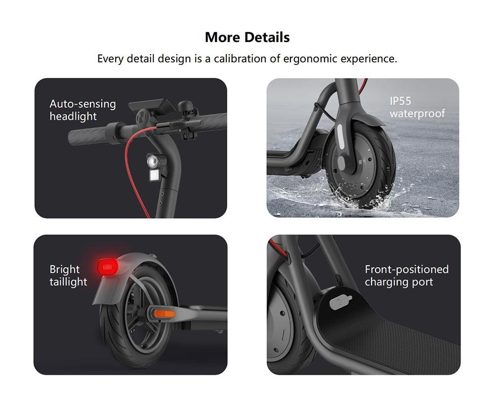 NAVEE V40 With Road Approval (ABE),Foldable Commuting City Electric Scooter,525W Motor,40KM Mileage,36V 7.8Ah Battery