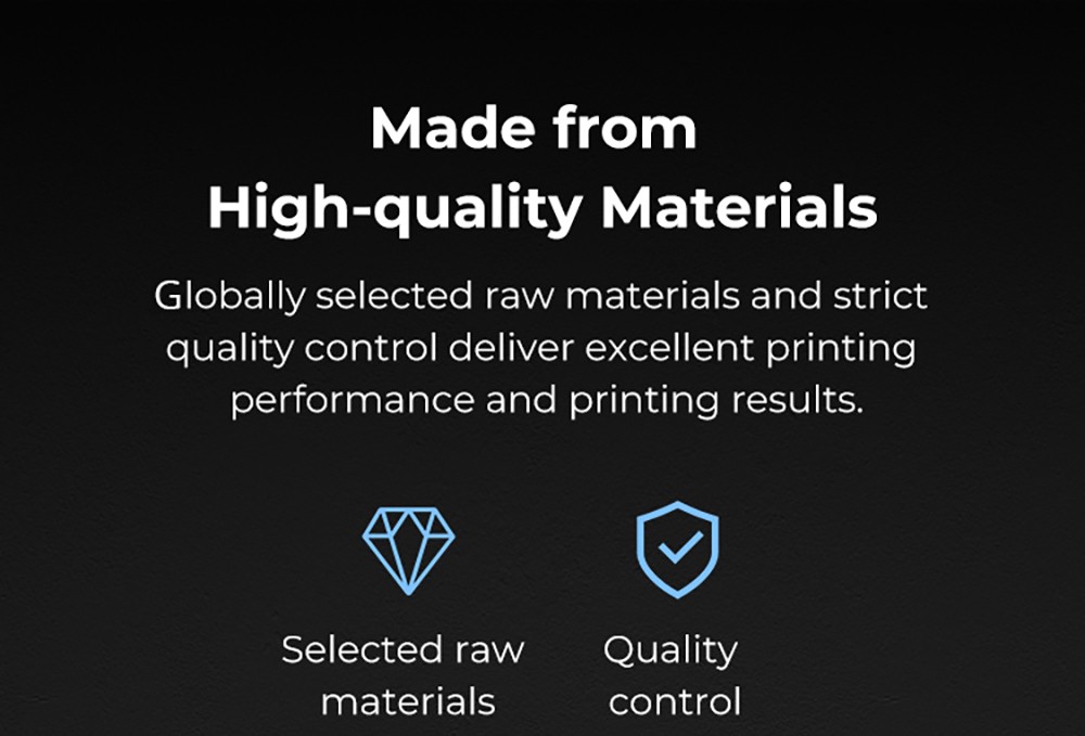 Creality 1.75mm Hyper ABS 3D Printing Filament 1KG - Black