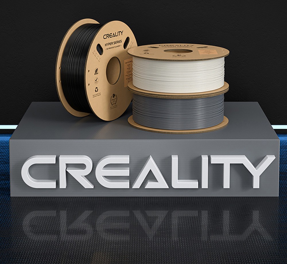 Creality 1.75mm Hyper ABS 3D Printing Filament 1KG - Grey