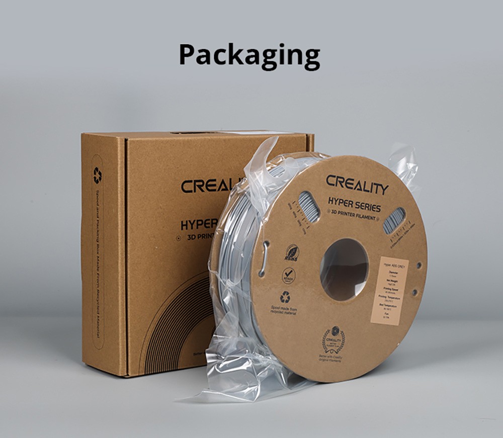 Creality 1,75 mm Hyper ABS 3D-Druckfilament 1 kg - Weiß