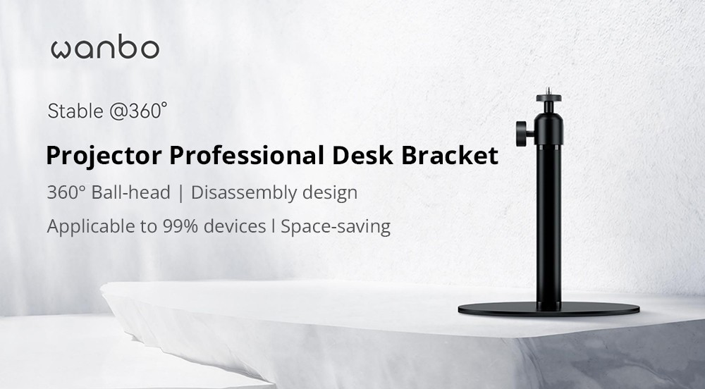 Wanbo PWE104 Desktop Bracket for Projector - Black