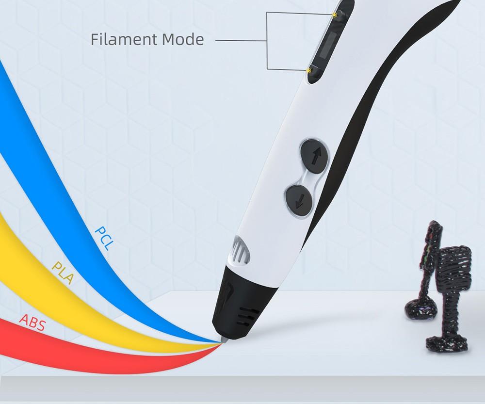 Geeetech TG17 3D Printing Pen met PLA Filament, ABS / PLA / PCL afdrukken