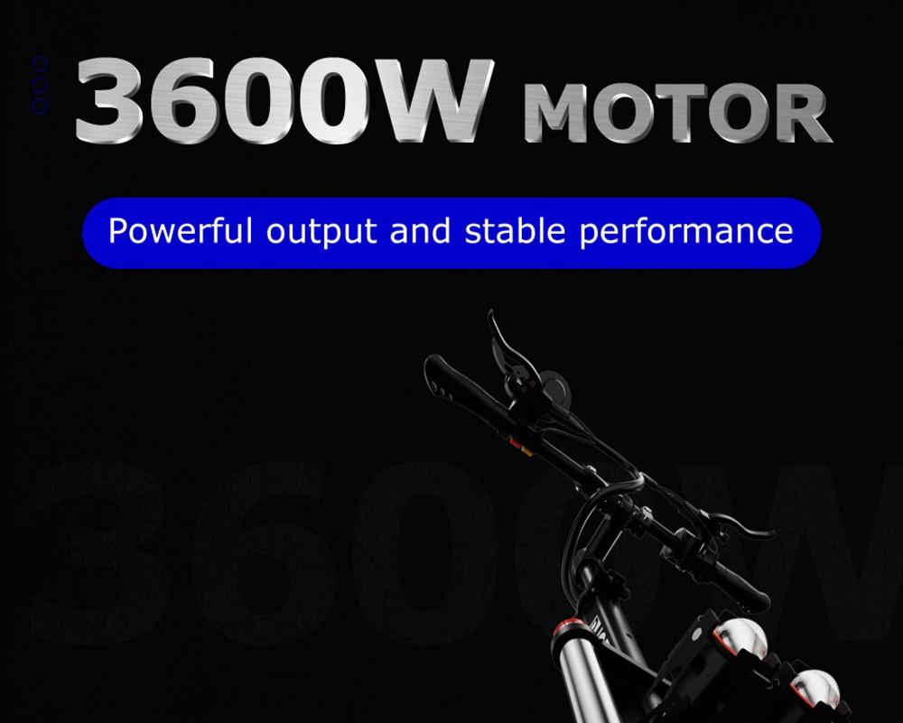 DUOTTS D66 Elektroroller mit Blinker, 1800W*2 Motoren, 60V 24Ah Batterie, 11 Off-Road Reifen
