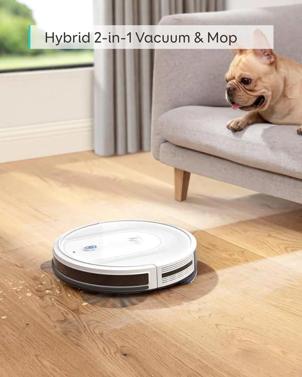 eufy G10 Hybrid Robot Vacuum Cleaner, 2000Pa Suction, Smart Dynamic Navigation, 450ml Dust Collector
