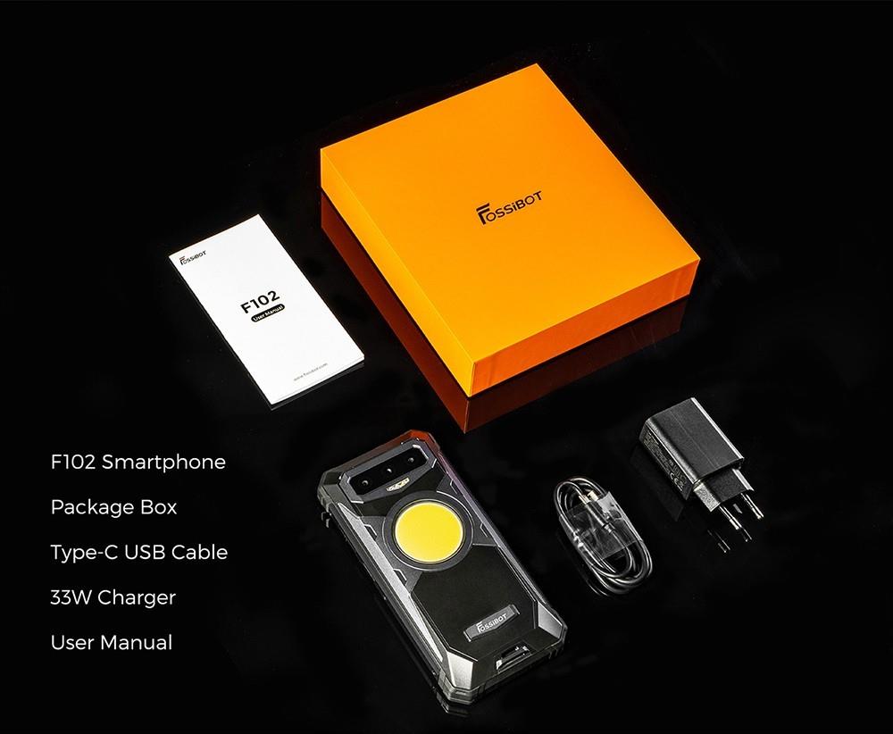 FOSSiBOT F102 Smartphone, 12GB 256GB, 32M Frontkamera 108MP Kamera, Octa-Core, Android 13.0