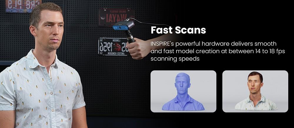 Revopoint INSPIRE 3D Scanner Standard Edition+Mobile Kit