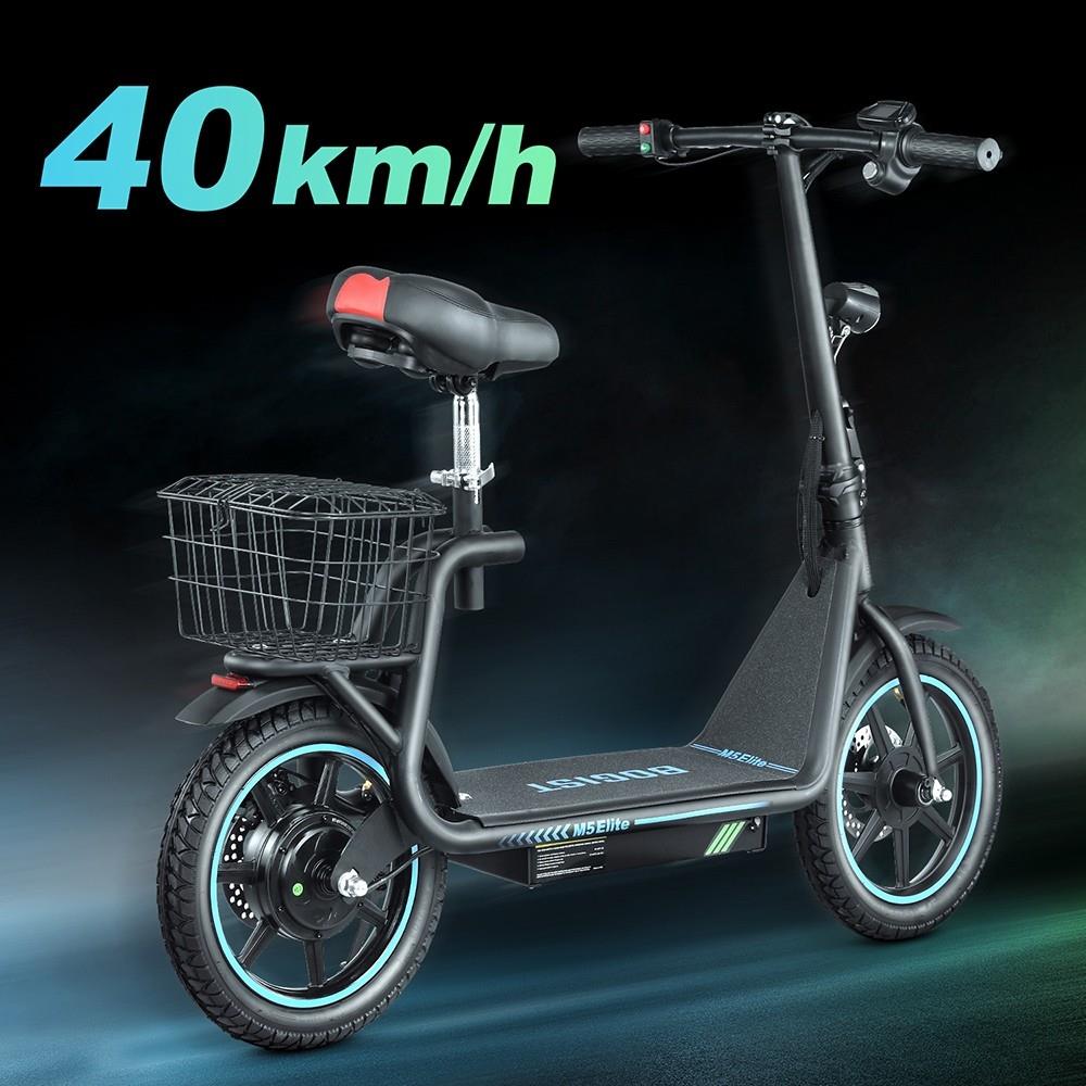 BOGIST M5 Elite elektrische scooter met 14 inch banden , motor van 500 W , verwijderbare batterij van 13 Ah , 45 km , 40 km/u