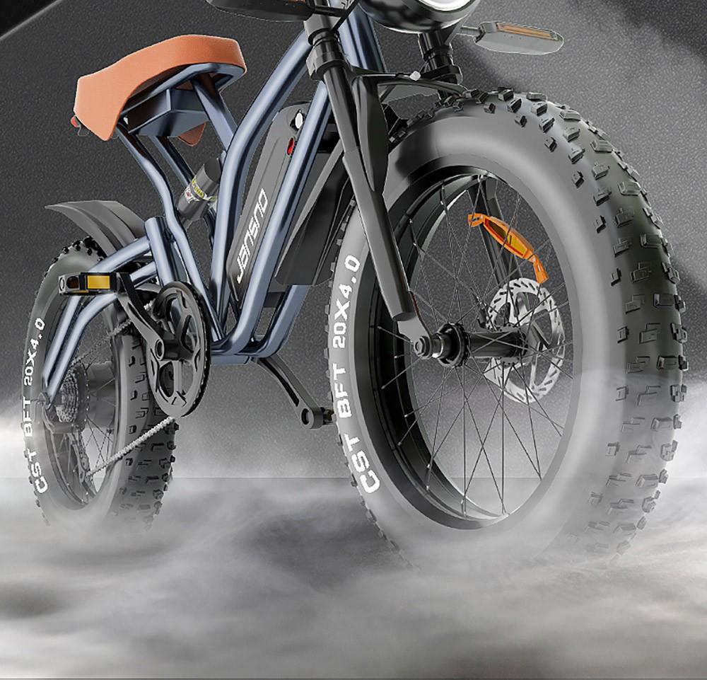 JANSNO X50 20 inch Tire Electric Bike, 750W Power, 48V14Ah Battery, 50km Max Range, 40km/h Max Speed