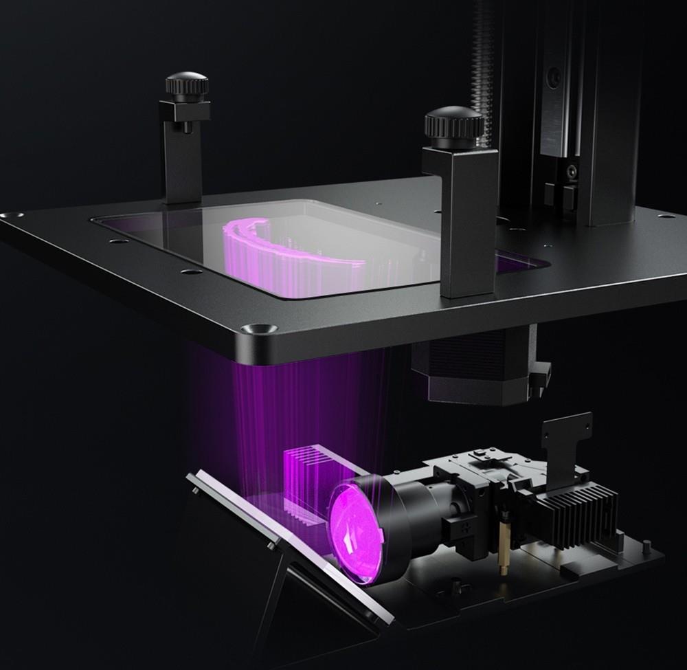 Anycubic Photon D2 Consumenten-DLP-hars 3D-printer, 2560*1440 Projector Resolutie, Aanraakbediening, 130,56x73,44x165mm