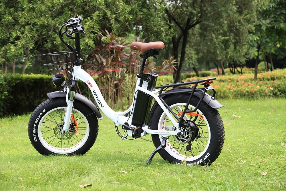 DRVETION CT20 Foldable Electric Bike, 20*4.0inch Fat Tire, 750W Motor, 48V 15Ah Battery, 45km/h Max Speed