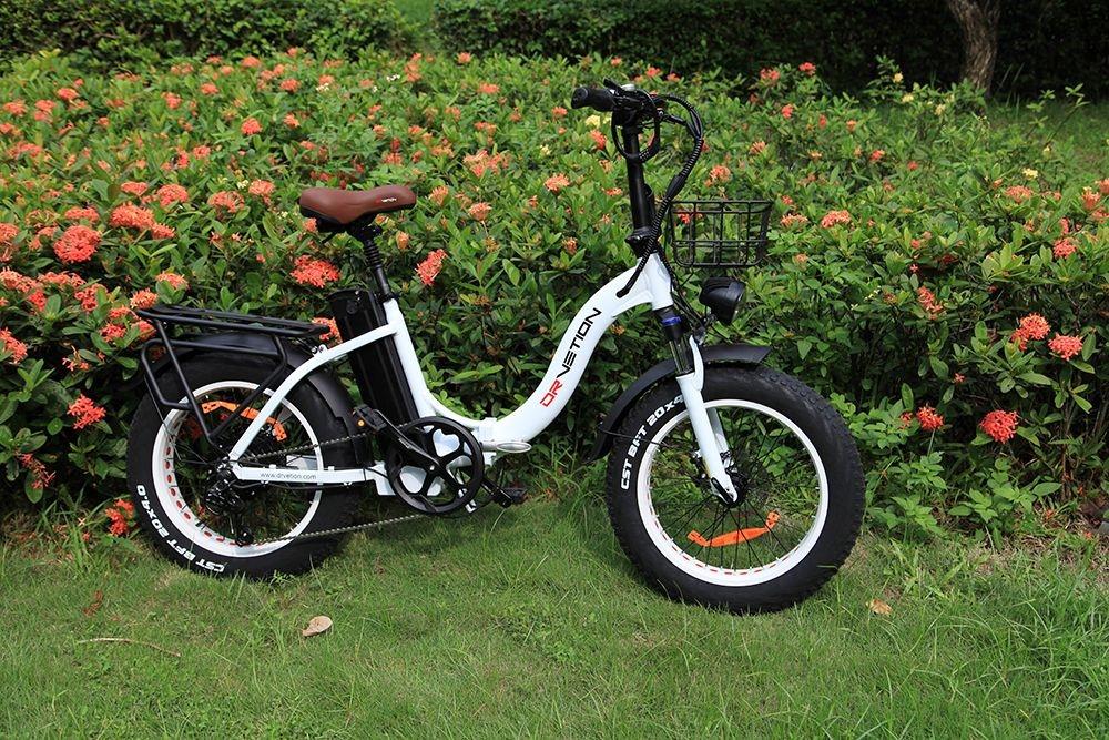 DRVETION CT20 opvouwbare elektrische fiets, 20*4.0inch dikke band, 750W motor, 48V 20Ah accu, 45km/h max snelheid
