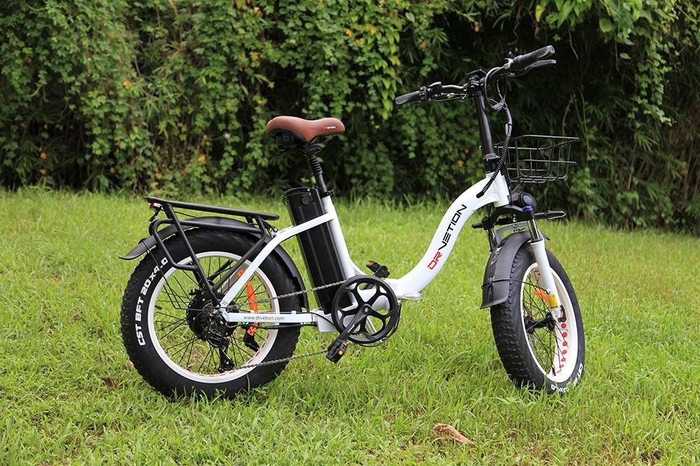 DRVETION CT20 opvouwbare elektrische fiets, 20*4.0inch dikke band, 750W motor, 48V 20Ah accu, 45km/h max snelheid
