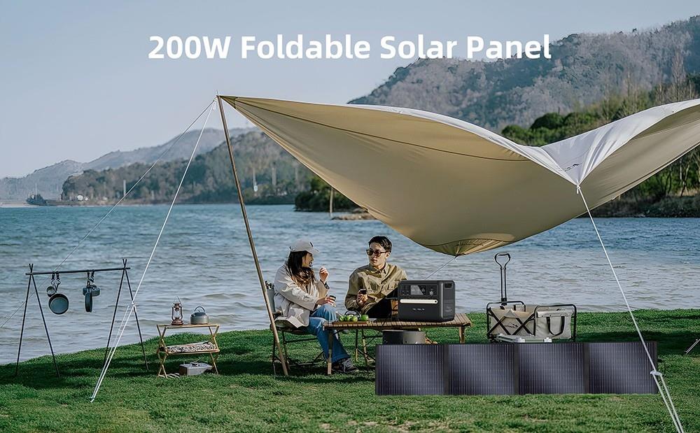 TALLPOWER TP200 200W Portable Foldable Solar Panel, Portable Solar Charger, 24% Energy Conversion Efficiency
