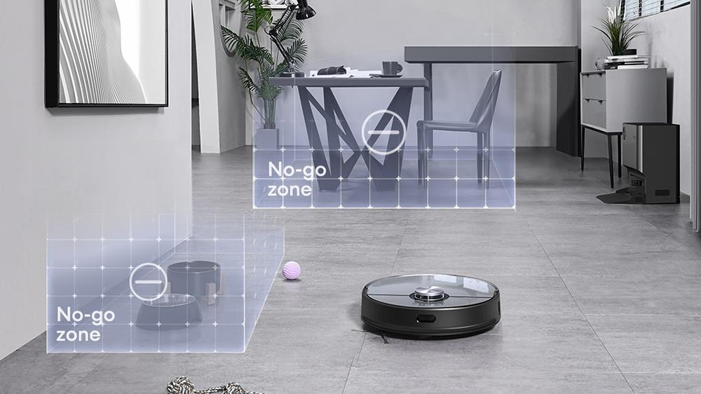 Ultenic MC1 Robot Vacuum Cleaner with Fully-Automatic Station, 5000Pa Suction, Dual-Rotating Mopping, Hot Air Drying