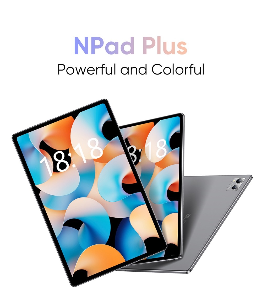N-one NPad Plus Upgrade 8GB 128GB MTK 8183 Octa-Core Android 13 7500mAh batterij
