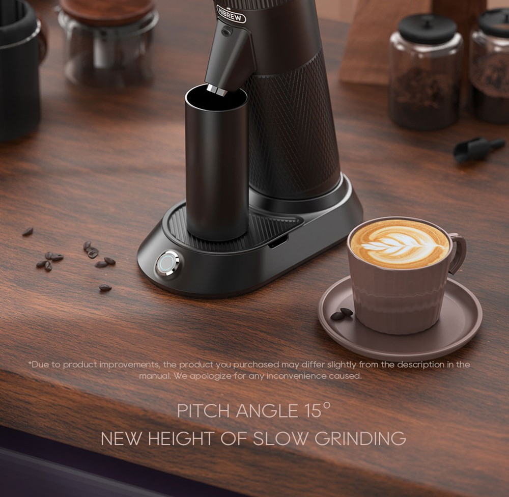 HiBREW G5 Electric Coffee Grinder, 48mm Conical Burr, for Espresso/Turkish/Pour Over/Mocca/Drip C