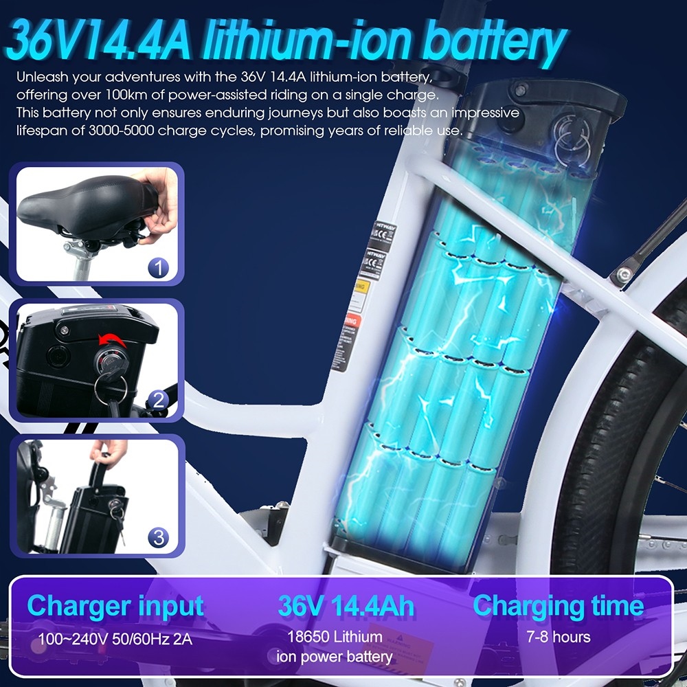 Cloudenergy 24V 100Ah LiFePO4 Battery Pack, 2560Wh Energy, 6000+ Cycles, Built-in 100A BMS, Support in Series/Parallel