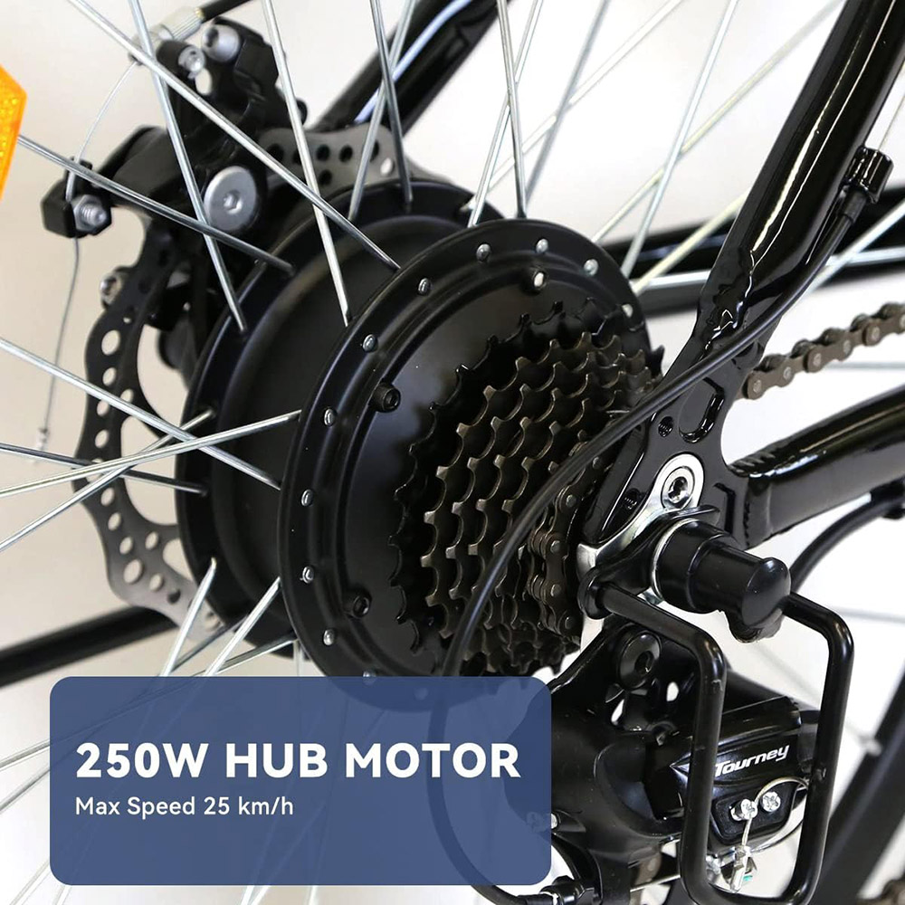 Myatu M0126 26 Tires Spoked Wheel Electric Bike, 250W Motor, 36V 12.5Ah Battery, 25km/h Max Speed, 50miles Range