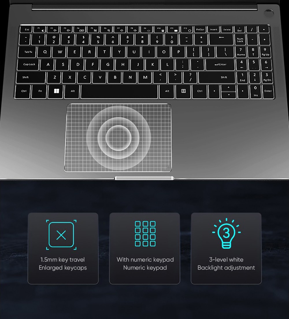 N-one NBook Ultra 16-inch Laptop, 2560*1600 165Hz Screen, AMD Ryzen R7 8845HS 8 Cores Up to 5.10GHz, 32GB RAM 1TB SSD