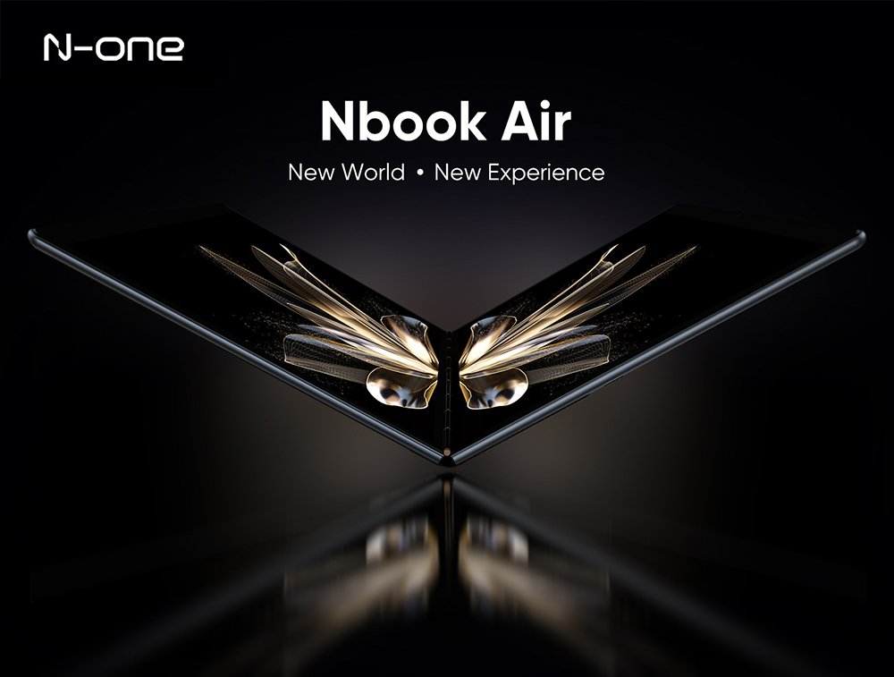 N-one Nbook Air Laptop, Dual 13.5-inch Screen, 2256*1504 10-point Touch Screen, Intel Alder Lake-N100 4 Cores Up to 3.4GHz