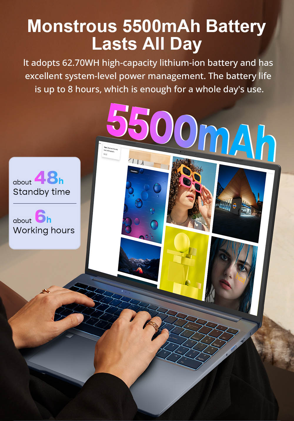 Ninkear N16 Pro Laptop, 16 2560*1600 IPS Display mit 165 Hz , Intel Core i7-13620H 10 Kerne bis zu 4,9 GHz