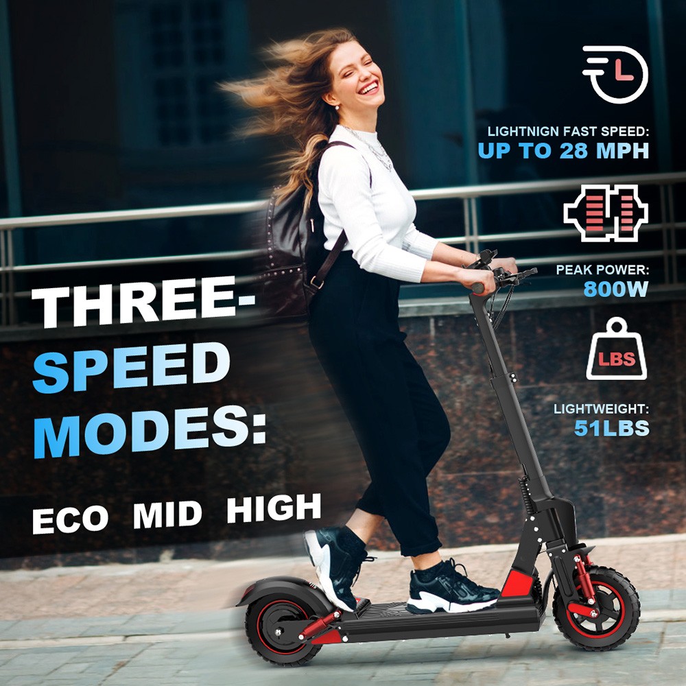 BOGIST C1 Pro, 10 Tire Foldable Electric Scooter Suspension, 500W Motor, 48V 15Ah Battery, Removable Seat, CE Certification