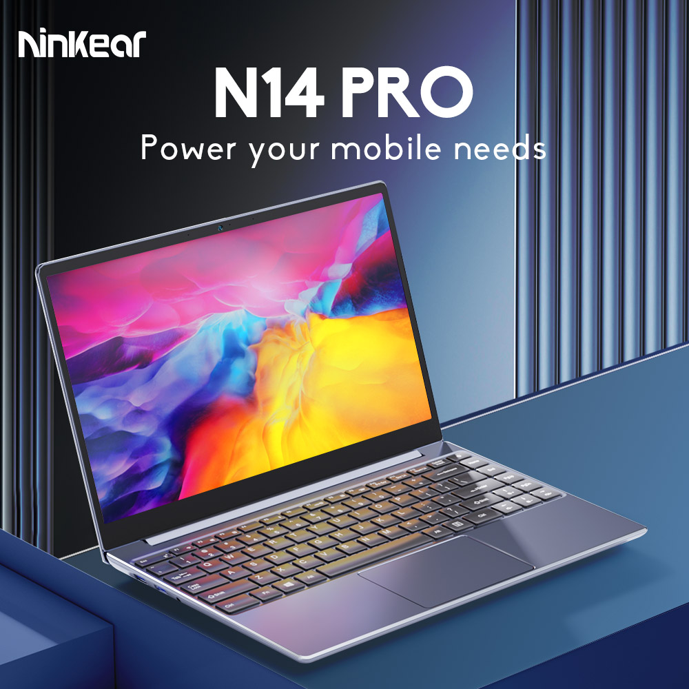 Ninkear N14 Pro Laptop Verbeterde Versie, 14-inch 1920*1080 IPS-scherm, Intel Core i7-11390H Quad Core 5.0GHz