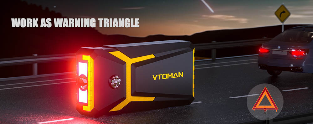 VTOMAN V8 PRO 3000A Auto-Starthilfe, 24 Monate Standby-Zeit, LCD-Bildschirm