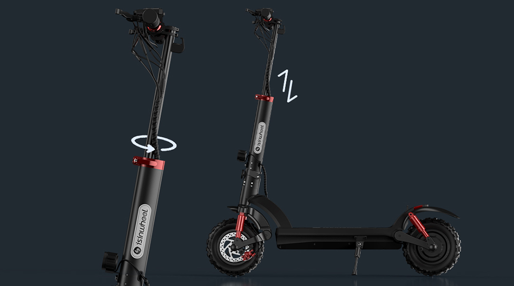 iScooter GT2 opvouwbare off-road elektrische scooter, 800W motor, 48V 15Ah batterij, Knipperlicht, 45 km / h max snelheid