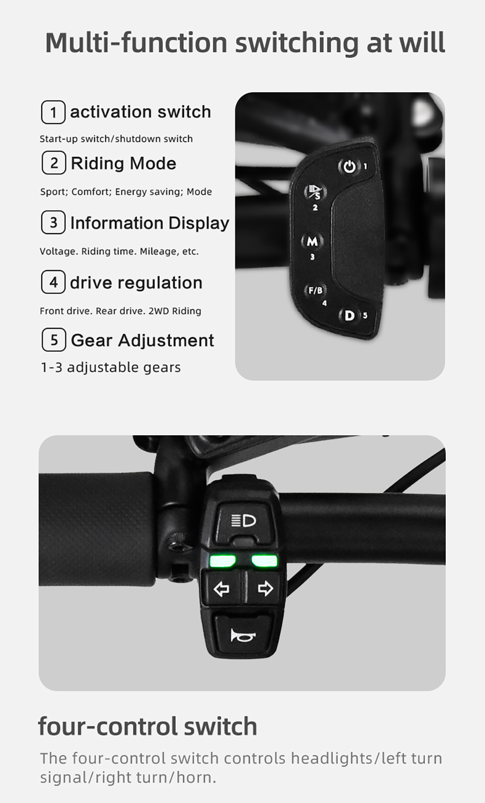 Foldable Electric Scooter BOYUEDA Q7 Pro Max, 1600W*2 Motor, 52V 28AH Battery, 10-inch Tire, 70km/h, 110km Range