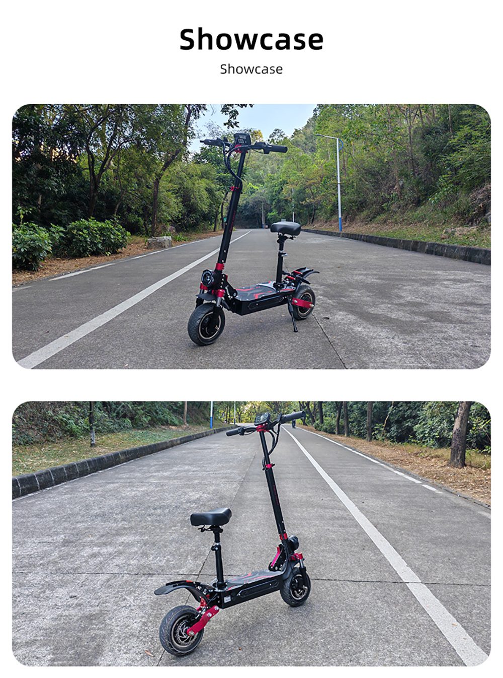 Foldable Electric Scooter BOYUEDA Q7 Pro Max, 1600W*2 Motor, 52V 28AH Battery, 10-inch Tire, 70km/h, 110km Range