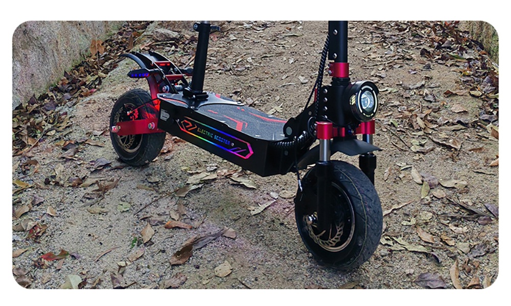Foldable Electric Scooter BOYUEDA Q7 Pro Max, 1600W*2 Motor, 52V 28AH Battery, 10-inch Tire, 70km/h, 110km Range