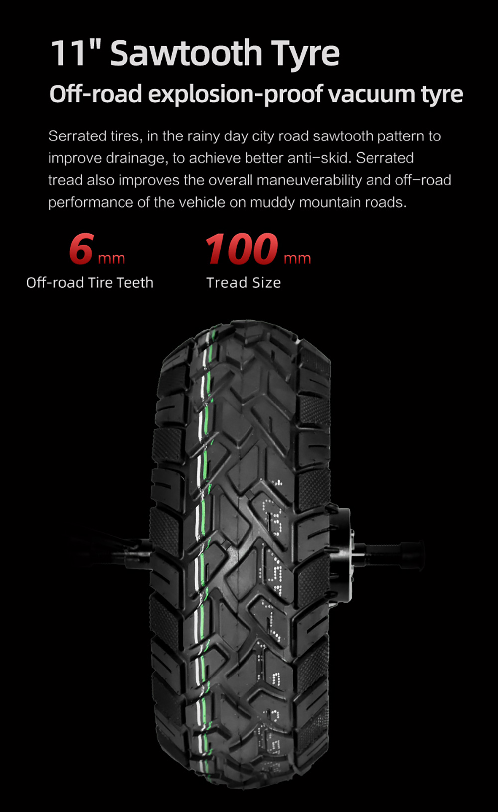 BOYUEDA S3-11 Foldable Electric Scooter, 2*3000W Motor, 60V 38AH Battery, 11-inch Tire, 85km/h