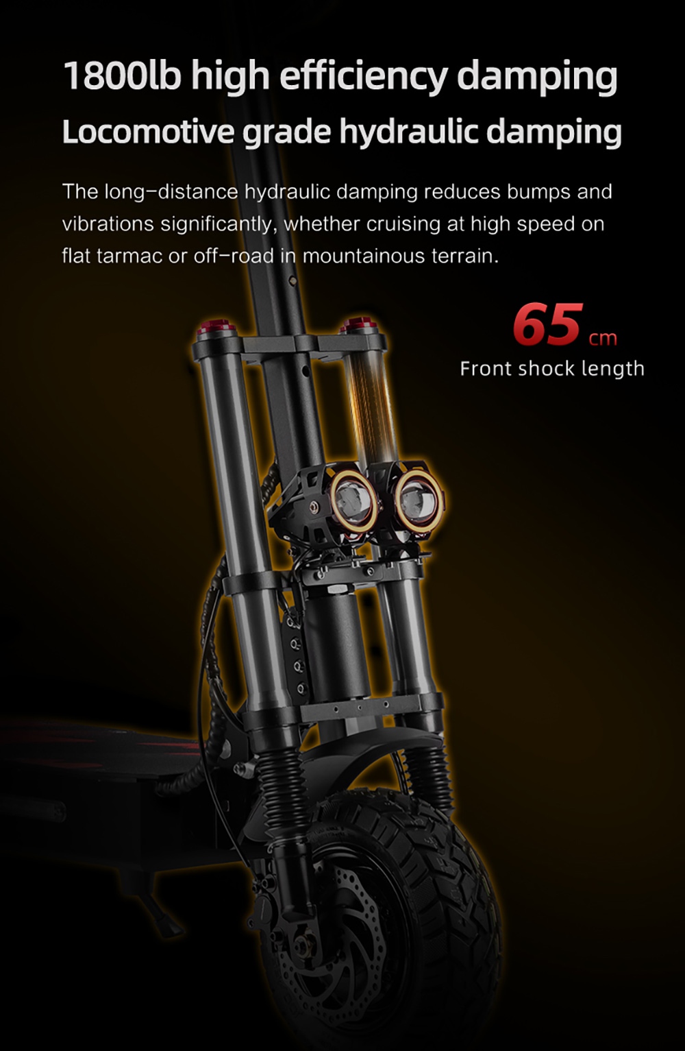 BOYUEDA S3-11 Foldable Electric Scooter, 2*3000W Motor, 60V 38AH Battery, 11-inch Tire, 85km/h