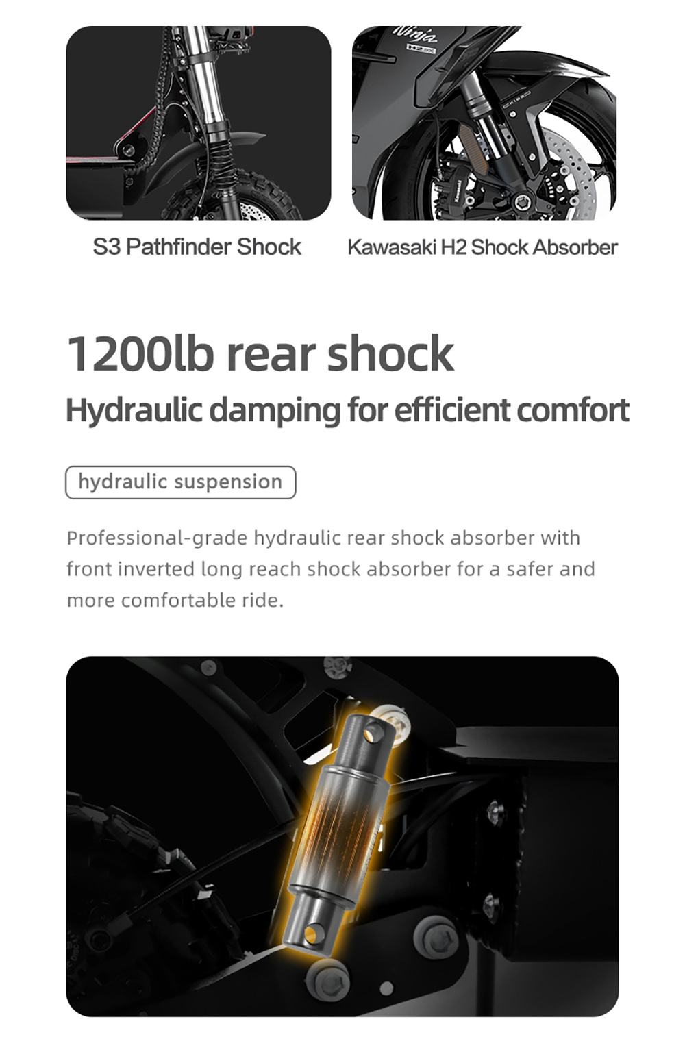 BOYUEDA S3-11 Foldable Electric Scooter, 2*3000W Motor, 60V 38AH Battery, 11-inch Tire, 85km/h