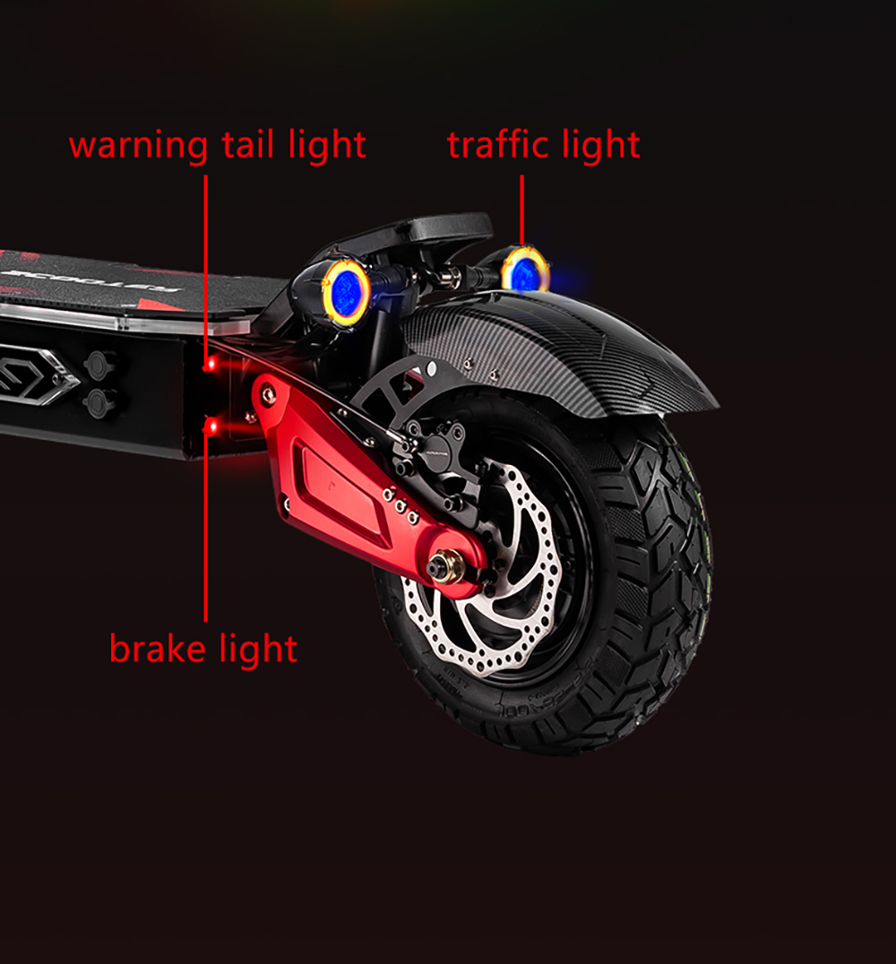Foldable Electric Scooter BOYUEDA S5-11, 2*3000W Motor, 60V 38AH Battery, 11-inch Tire, 85km/h, 120km Range