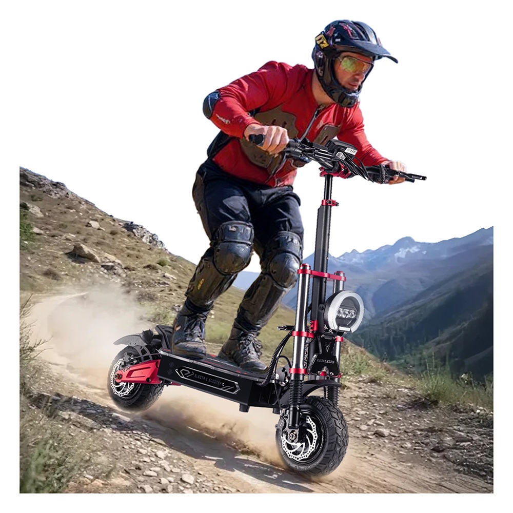 Foldable Electric Scooter BOYUEDA S5-11, 2*3000W Motor, 60V 38AH Battery, 11-inch Tire, 85km/h, 120km Range