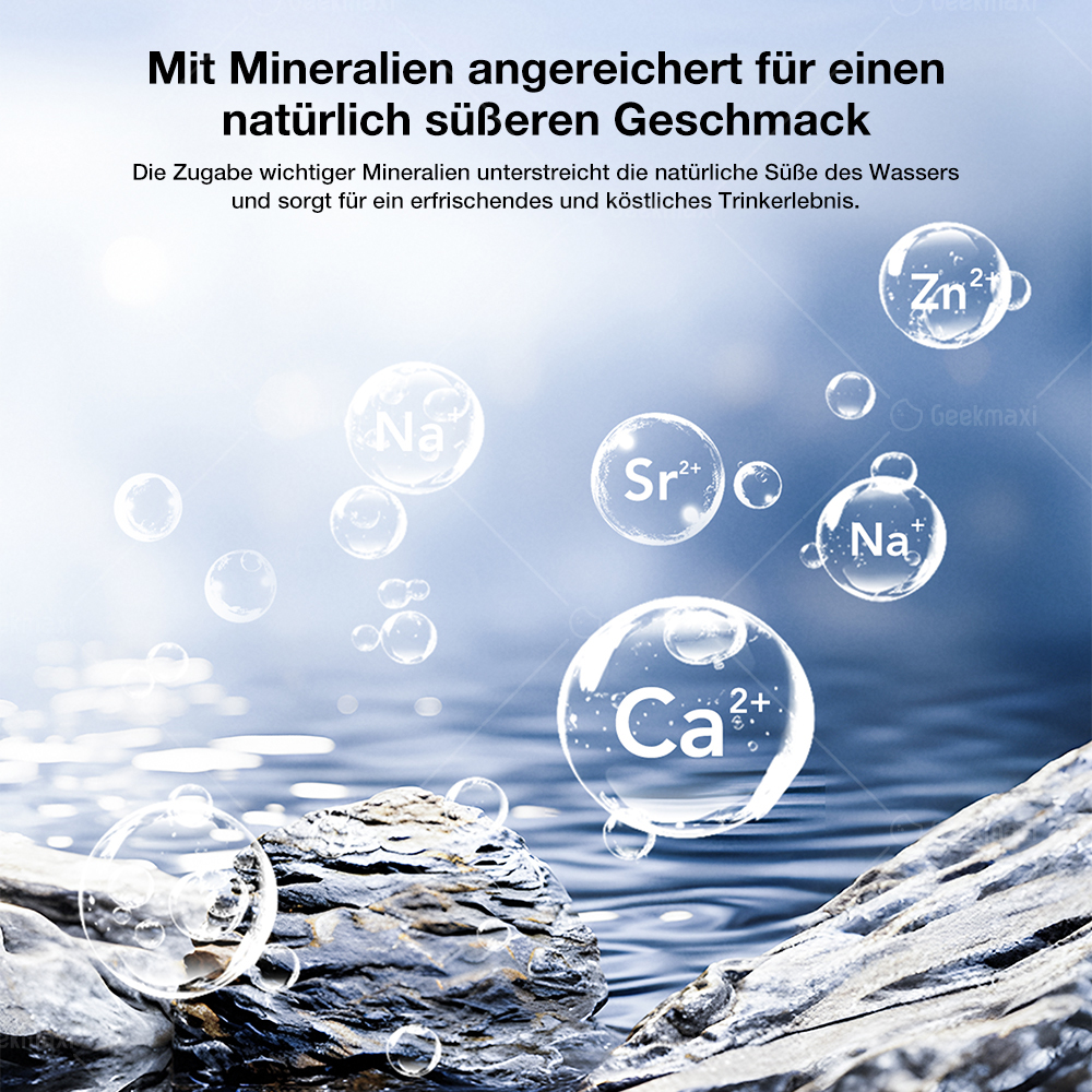 JIMMY R9 Umkehrosmose-Wasserreiniger für die Arbeitsplatte, 7 Temperatureinstellungen, UV-Sterilisationstechnologie, TDS-Monitor
