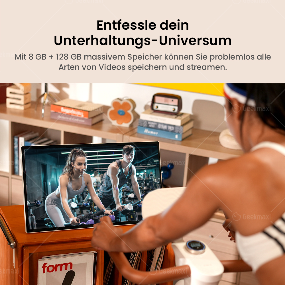 KTC A25Q5 Tragbarer Fernseher, 24,5 Zoll FHD 60Hz, 1920×1080 Auflösung, Touchscreen, 8-MP-Kamera, 4 eingebaute Lautsprecher