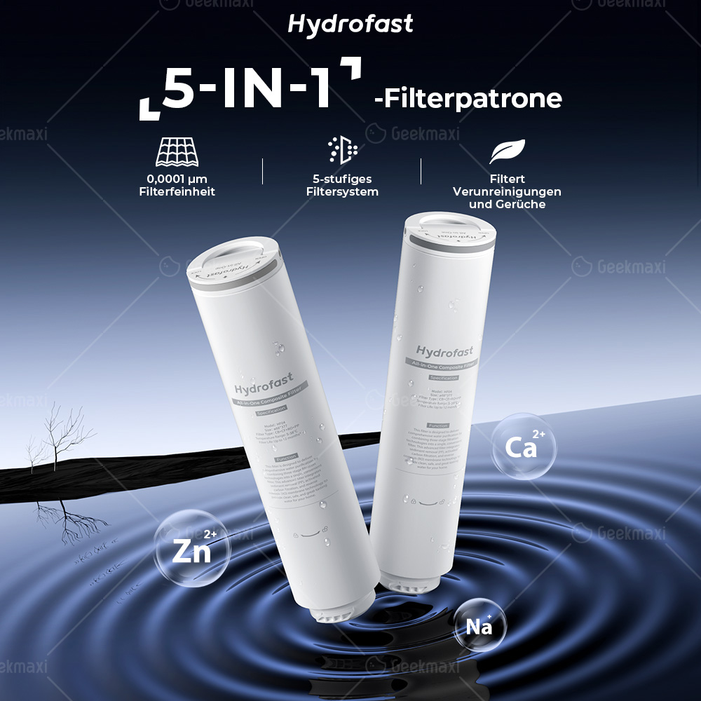 Hydrofast HF04 Wasserreiniger Fünf-in-Eins-Kompositfilter (C300 Ersatzfilter)